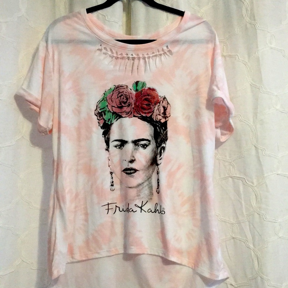 Light pink and white soft shirt